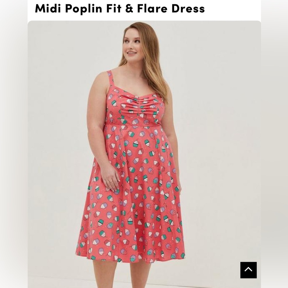 TORRID Midi Skater Dress